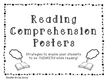 Preview of Reading Comprehension Strategy Posters