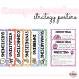Reading Comprehension Strategy Posters - 3 Versions