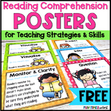 Reading Comprehension Strategies Posters FREE