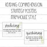 Reading Comprehension Strategy Posters / Shiplap / Greener