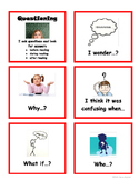 Reading Comprehension Strategy Conversation Starter Cards