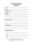 Reading Comprehension Study Guide