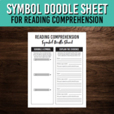 Reading Comprehension Symbol Doodle Sheet | Printable Activity