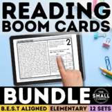 Reading Comprehension Task Card Bundle for Digital Boom Cards
