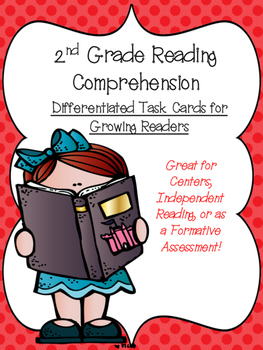 Preview of Reading Comprehension Task Cards -- Assessment, Center Activity, Small Groups