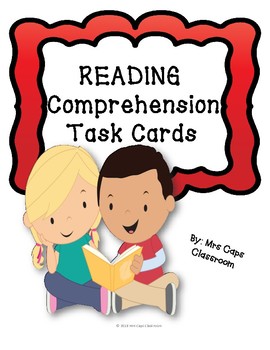 Preview of Reading Comprehension Task Cards