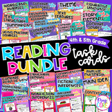 Reading Comprehension Task Cards Bundle - 4th & 5th Grade 