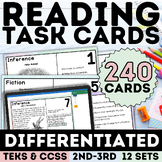 Reading Comprehension Task Cards Bundle Differentiated Pri