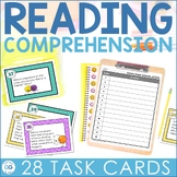 Reading Comprehension Task Cards Fiction Analysis Questions