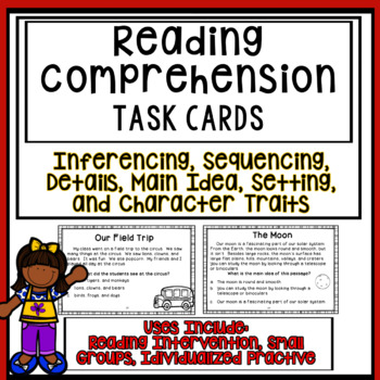 Reading Prehension Task Cards By Educating Everyone 4