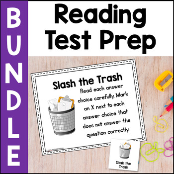 Preview of Reading Comprehension Test Prep Activities Bundle