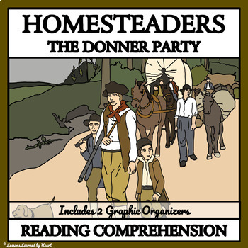 Preview of The Donner Party - Printable Reading Comprehension