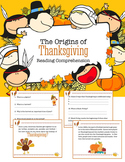 Reading Comprehension - The Origins of Thanksgiving story