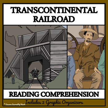 Preview of THE TRANSCONTINENTAL RAILROAD - Reading Passages and Comprehension Questions