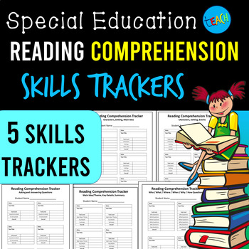 Preview of Reading Comprehension Trackers for IEP Goals