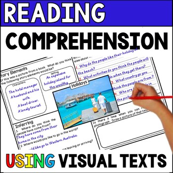 reading comprehension using visual texts by miss rainbow