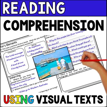 reading comprehension using visual texts by miss rainbow education