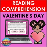 Reading Comprehension: Valentine's Day BOOM CARDS