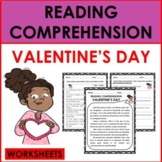 Reading Comprehension: Valentine's Day WORKSHEETS