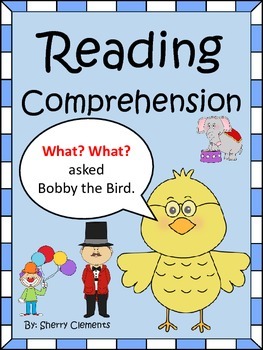 Preview of Reading Comprehension | WH Questions | Interactive Book | WHAT Questions