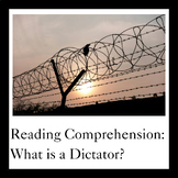 Reading Comprehension: What is a Dictator?