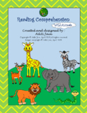 Reading Comprehension Wild Animals