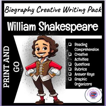 Preview of William Shakespeare ~ Creative Writing | Reading Comprehension | Research