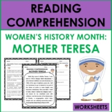 Reading Comprehension: Women's History Month (Mother Teres