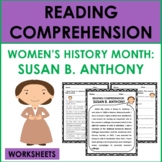 Reading Comprehension: Women's History Month (Susan B. Ant