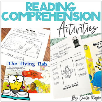 Preview of Reading Comprehension Worksheets Distance Learning