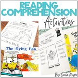 Reading Comprehension Worksheets Distance Learning