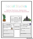 Reading Comprehension Worksheets - Elections, Voting, and 