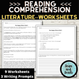 Reading Comprehension Worksheets The Happy Prince includes EASEL