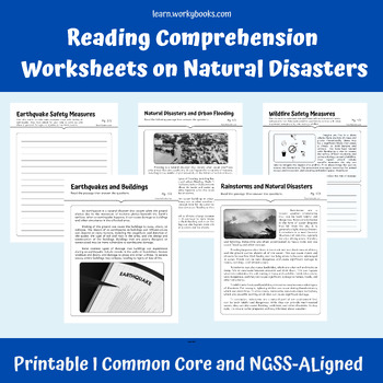 Preview of Reading Comprehension | Worksheets on Natural Disasters