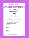 Reading Comprehension (Written FO3) Set 2, Speech and Lang