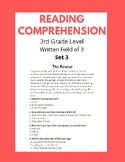 Reading Comprehension (Written FO3) Set 3, Speech and Lang