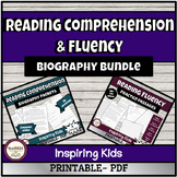 Reading Comprehension and Fluency Bundle- Inspiring Kids