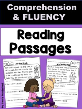 Preview of 1st Grade Reading Comprehension Passages and Questions