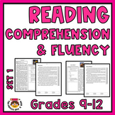Reading Comprehension and Fluency Passages for High School