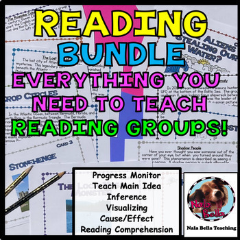 Preview of Reading Comprehension and Progress Monitoring Bundle