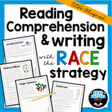 Reading Comprehension and RACE Strategy Writing Prompts : 6th 7th 8th grade