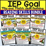 Reading Comprehension IEP GOAL Skill Builder Special Educa