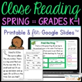 Reading Comprehension for Beginners - Spring {April, May, 
