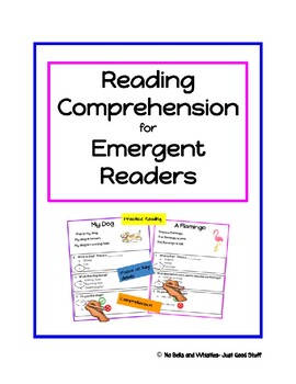 Preview of Reading Comprehension for Emergent Readers