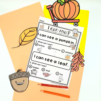 Autumn Fall Reading Comprehension Worksheets Kindergarten 1st Grade