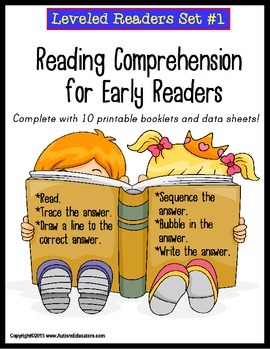 Preview of Leveled Reading Passages with Comprehension Questions for Special Education