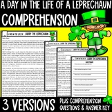 Reading Comprehension for St. Patrick's Day