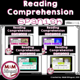 Reading Comprehension in SPANISH | Boom Cards BUNDLE