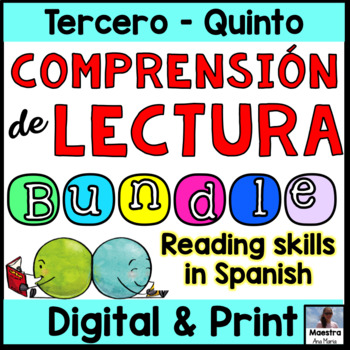 Preview of Reading Comprehension in Spanish - Comprensión de lectura - Google Classroom
