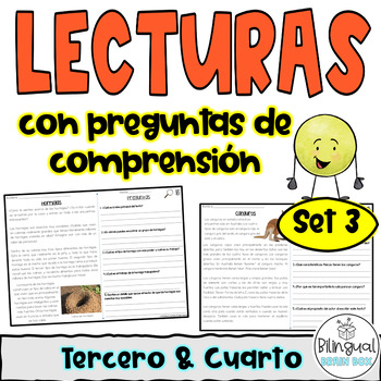 Preview of Reading Comprehension in Spanish- Comprensión de lectura -STAAR practice